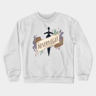 Nevernight Banner - Graphic Illustration Crewneck Sweatshirt